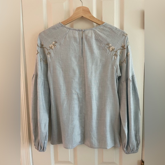 Lauren Conrad Boho Embroidered Blouse - Picture 2 of 6